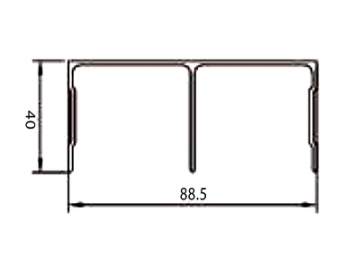 Aluminiowe systemy drzwi przesuwnych