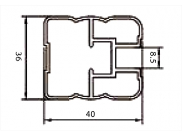 Aluminiowe systemy drzwi przesuwnych