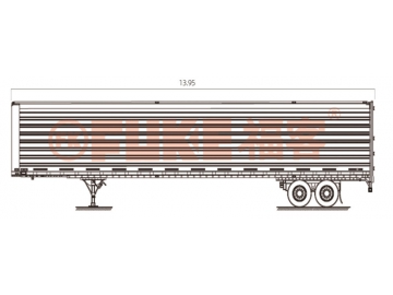 Naczepa skrzyniowa, FK35-1306G