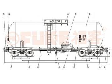 Wagon kolejowy (cysterna), FK7-70HT