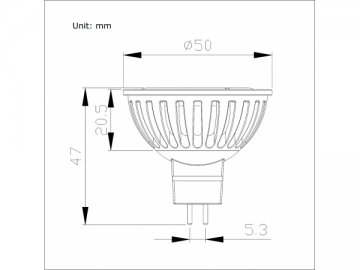 Reflektor MR16 LED