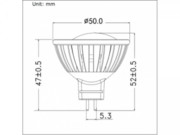 Reflektor MR16, GU5.3 LED