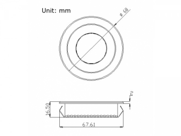 LUNA Żarówka 3x1W / LED Puck Kit