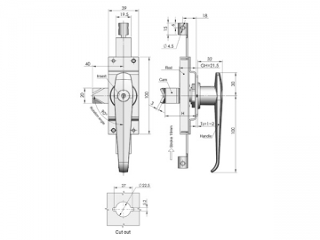 Klamki MS310