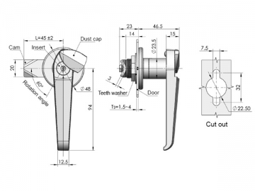 Klamki MS317
