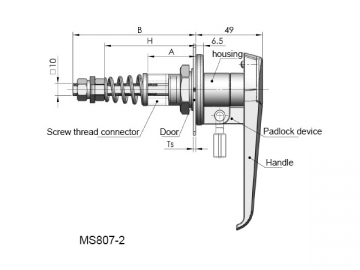 Klamki MS807-1/MS807-2/MS807-3