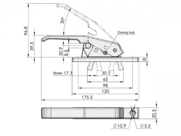 Klamki MS887-2