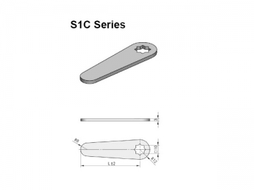 Zamki z klamką wahadłową do szaf MS712/MS713