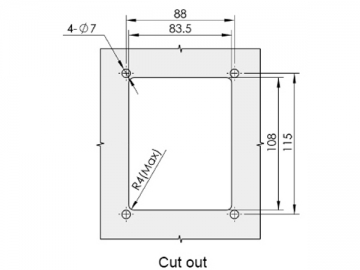 Zamki do paneli MS866-6