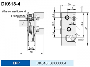 Zatrzaski klamrowe DK618