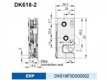 Zatrzaski klamrowe DK618