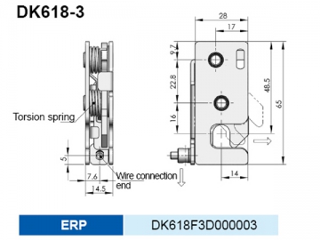 Zatrzaski klamrowe DK618